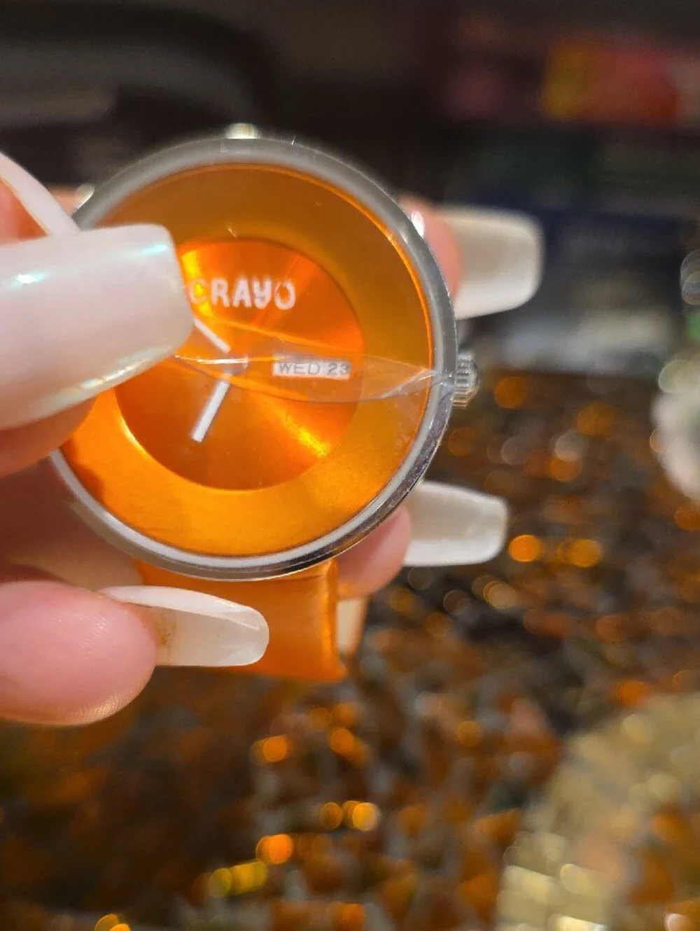 Orange Crayo Watch New Battery